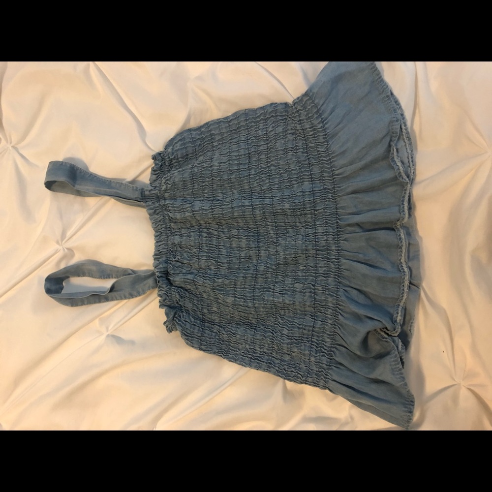 Cute Rutched Blue Top (from italian Zara)